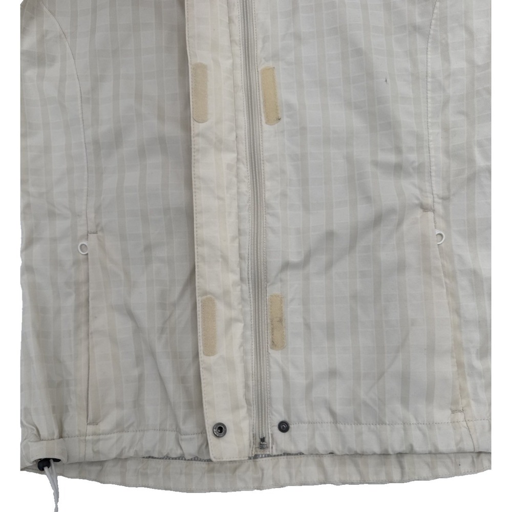 Helly Hansen Women's‎ Small Ivory stripes Windbreaker Rain Jacket Helly TECH - Picture 16 of 16